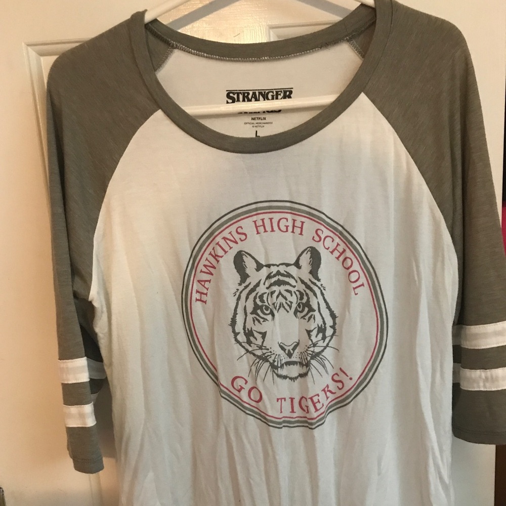 Stranger Things baseball tee